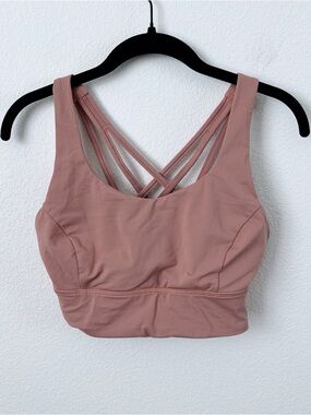 Lululemon Energy Longline Cross Strap Sports Bra